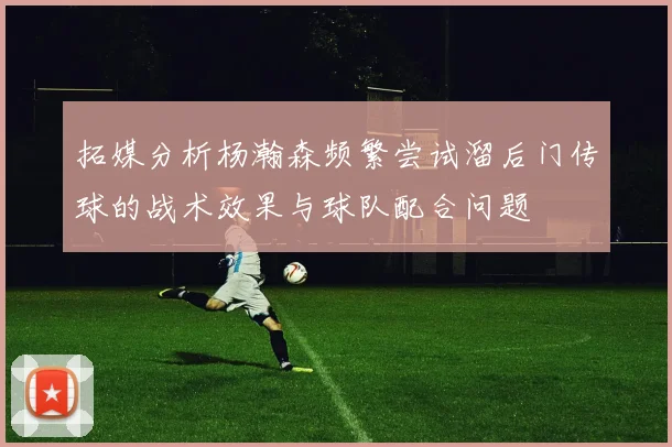 拓媒分析杨瀚森频繁尝试溜后门传球的战术效果与球队配合问题